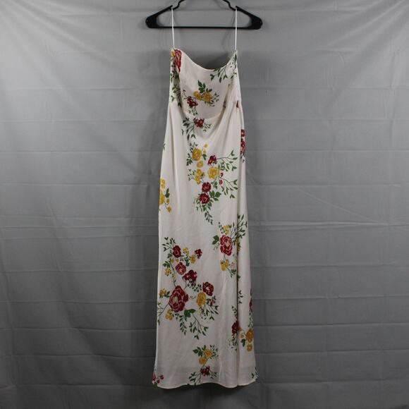 Park Fifth Dress Womens Small Brodie Maxi White Floral Slip Romantic Feminine - Picture 3 of 11